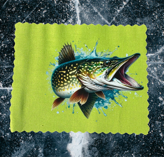 Northern Pike Tip Up Flags. Set of 3