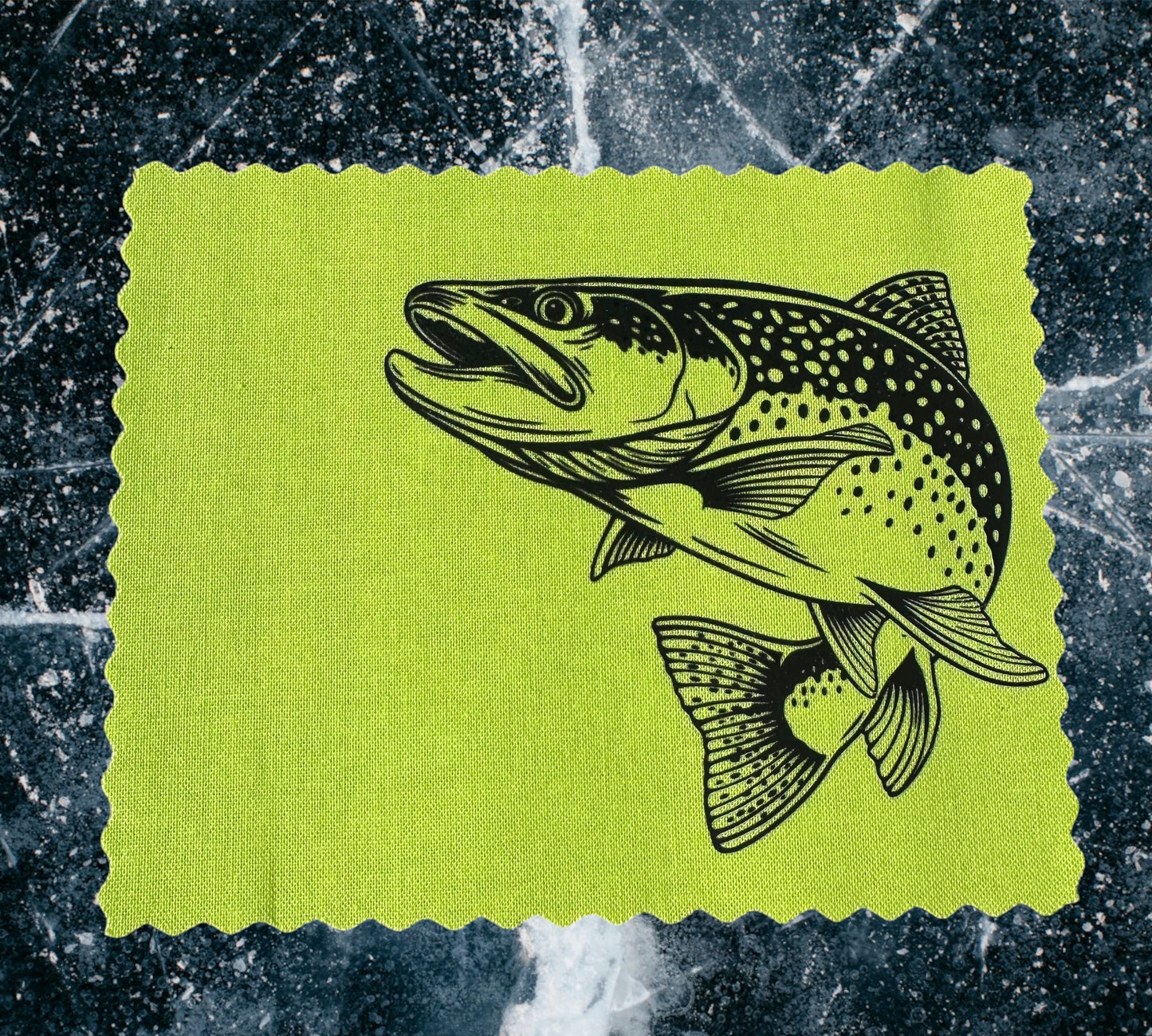 Trout Tip Up Flags. Set of 3