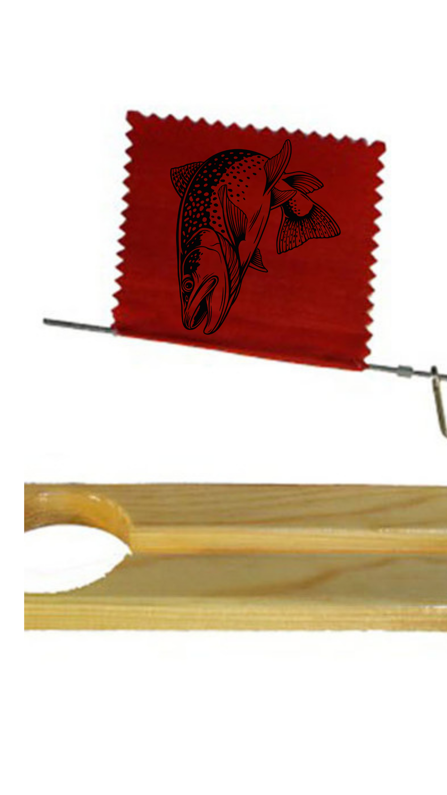 Trout Tip Up Flags. Set of 3